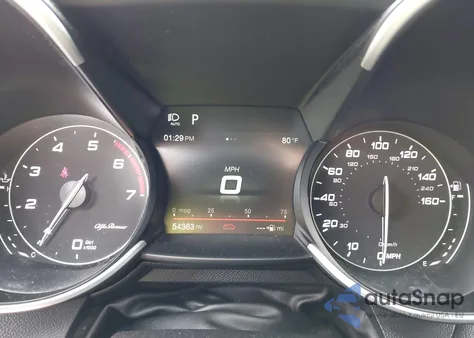 2018 Alfa Romeo Giulia Ti Sport Awd z USA, uszkodzony, nr VIN ZARFAEEN1J7567230